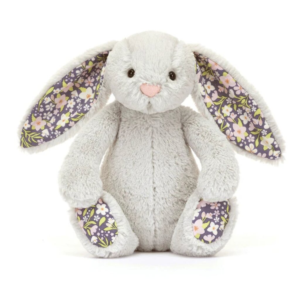 Jellycat Blossom Silver Bunny - Small - NWOT